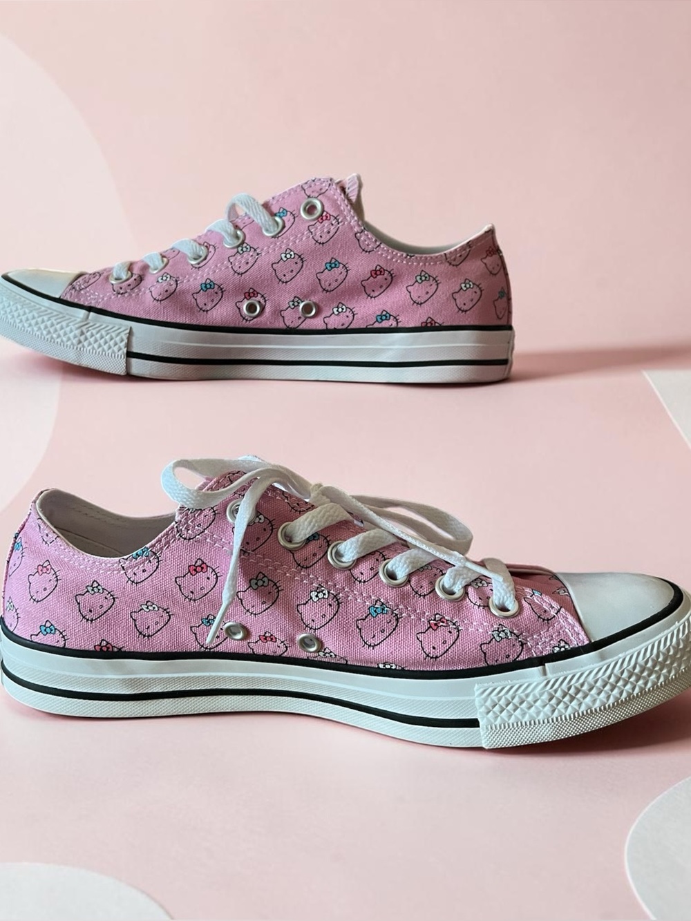 Converse X Hello Kitty low tops